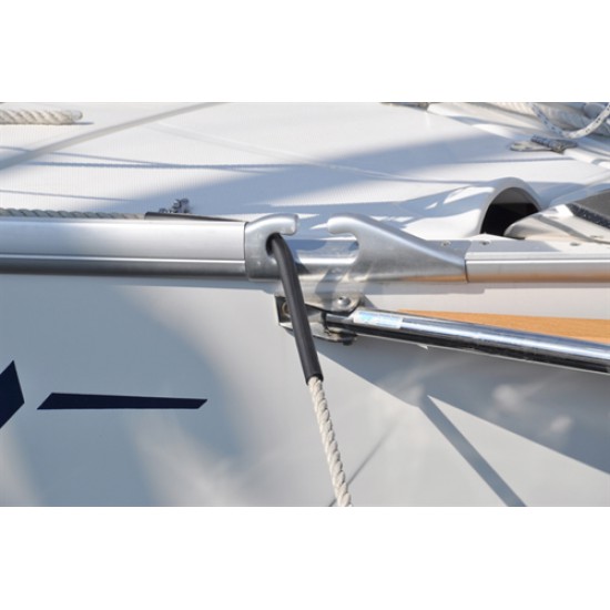 Waterline Spiroll landvastbeschermer M zwart, 400mm, 8-16mm lijn