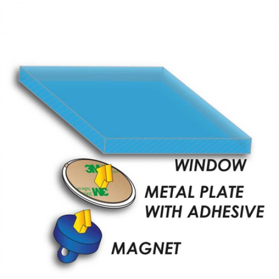 Magneetsetje als vervanging voor zuignap Magneetsetje als vervanging voor zuignap