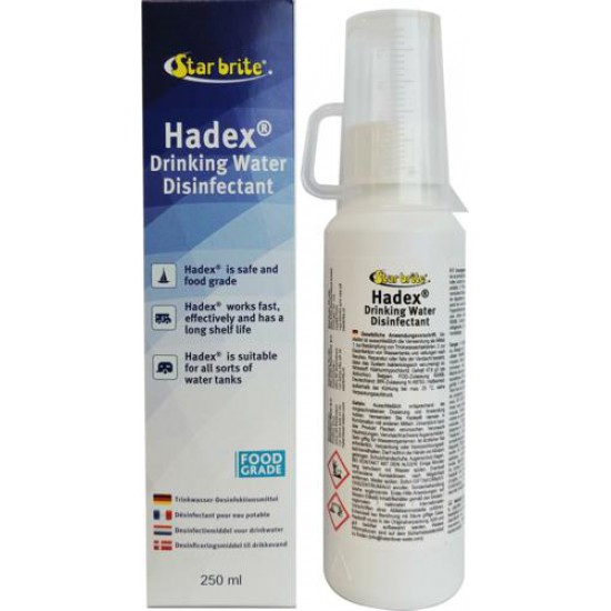 Hadexr Desinfectiemiddel voor Drinkwater 250 ml Hadexr Desinfectiemiddel voor Drinkwater 250 ml