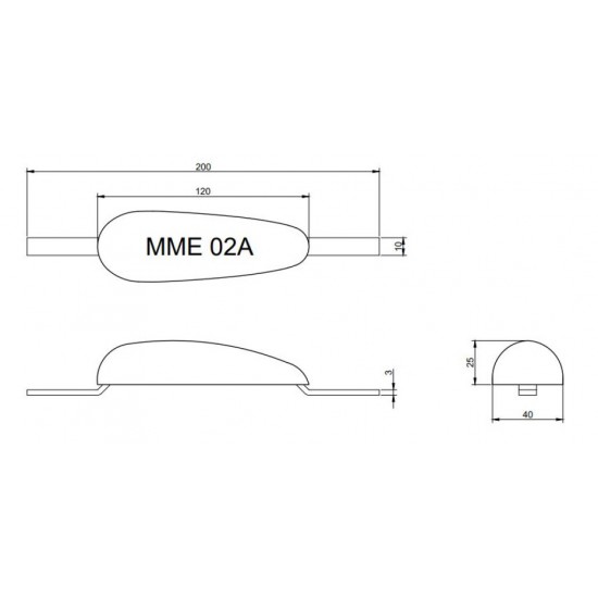 MME Anode Aluminium Huid-Roer MME02A