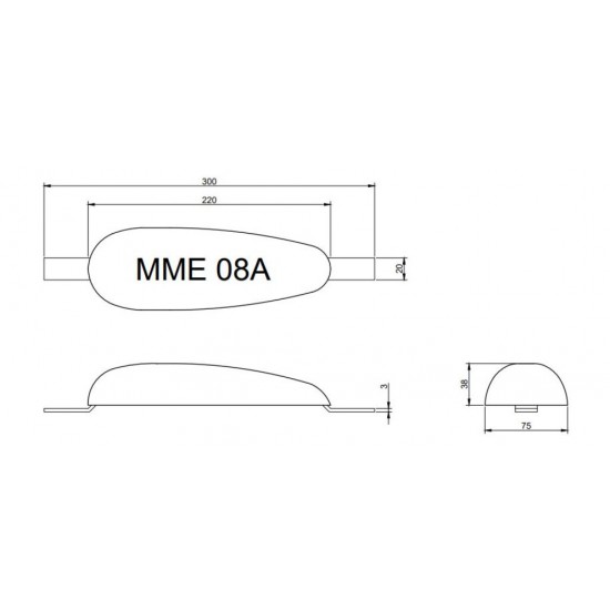 MME Anode Aluminium Huid-Roer MME08A
