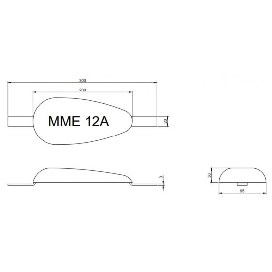 MME anode aluminium huid-roer