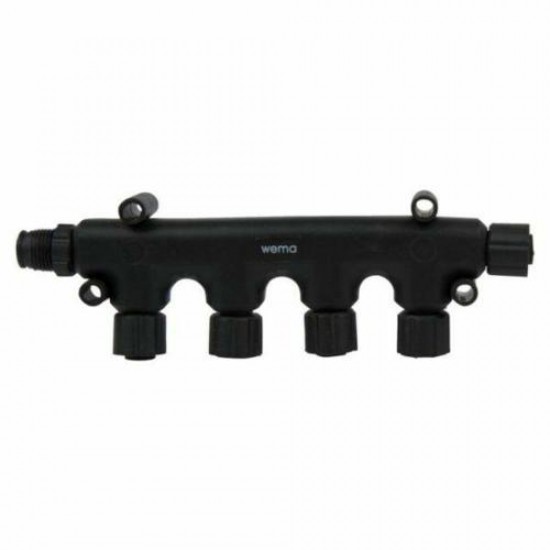 Micro Multi-port T-connector 4 poorten Micro Multi-port T-connector 4 poorten