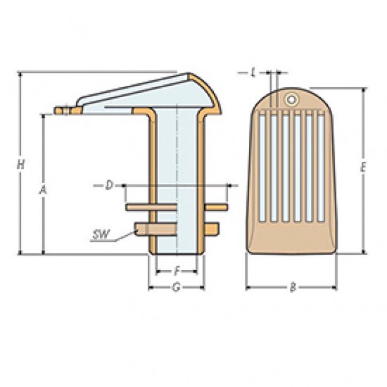 Guidi Waterschep 1 1-4 x90 mm Guidi Waterschep 1 1-4 x90 mm