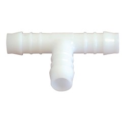 Nylon T-stuk voor slang 10 mm Nylon T-stuk voor slang 10 mm