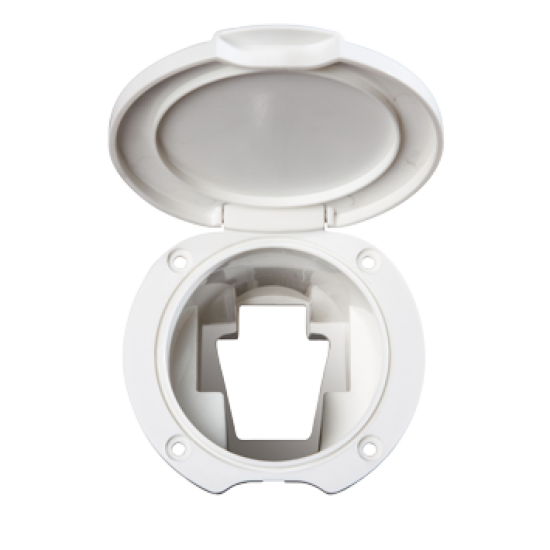 allpa Handdouche met inbouwkastje, slanglengte 2,5m, wit * allpa Handdouche met inbouwkastje, slanglengte 2,5m, wit *