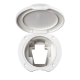 allpa Handdouche met inbouwkastje, slanglengte 2,5m, wit * allpa Handdouche met inbouwkastje, slanglengte 2,5m, wit *