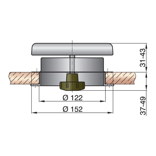 Paddestoelventilator ATHos1