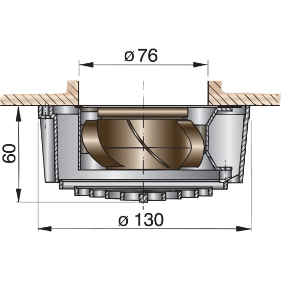 VETUS elektrische ventilator, type FAN, 12 Volt, 2 snelheden