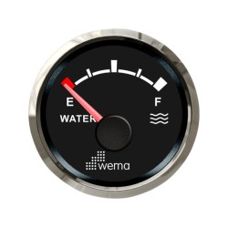 Silver serie tankmeter water NMEA2000 zwart