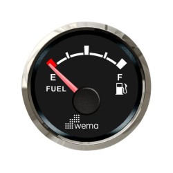 Silver serie tankmeter brandstof NMEA2000 zwart