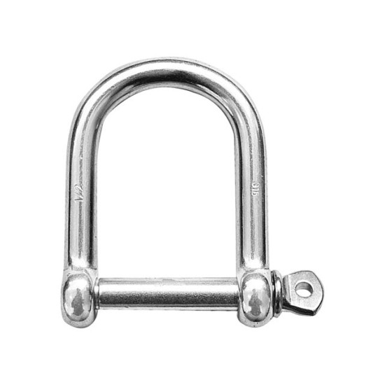 D-sluiting rvs breed 6mm