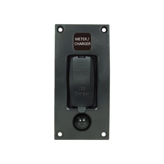 Curved add-on paneel USB stopcontact dubbel 3.4A Curved add-on paneel USB stopcontact dubbel 3.4A