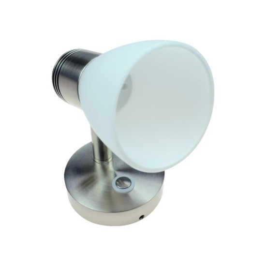 Led wandlamp  10-30V 3000K 3W dimbaar met USB-C snellader