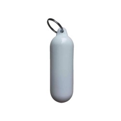 Sleutelhanger drop groot wit Sleutelhanger drop groot wit