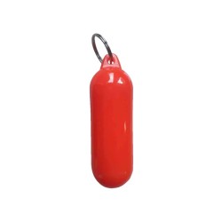 Sleutelhanger drop groot oranje Sleutelhanger drop groot oranje