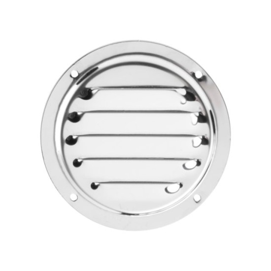 Ventilatierooster rond RVS 126mm