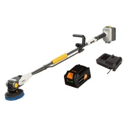 Twin Brush 18V accu borstel set incl. borstel , 4Ah accu & lader Twin Brush 18V accu borstel set incl. borstel , 4Ah accu & lader