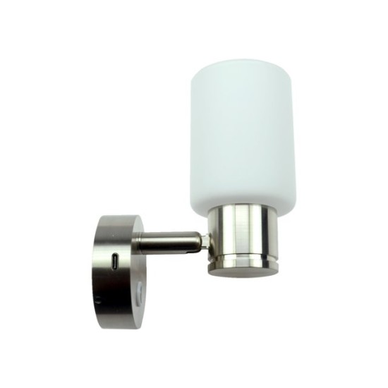 Led wandlamp Girare 10-30V dimbaar met USB-C snellader