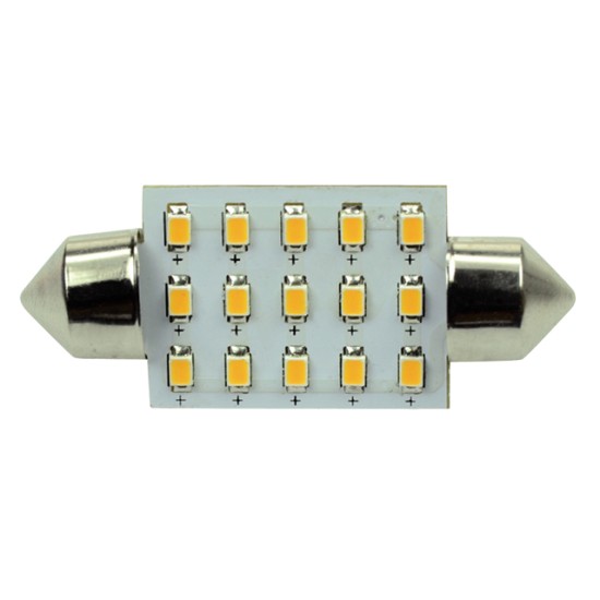 Ledlamp led15 festoon 10-30V 42mm 2700k