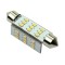Ledlamp led27 festoon 10-30V 42mm 2700k
