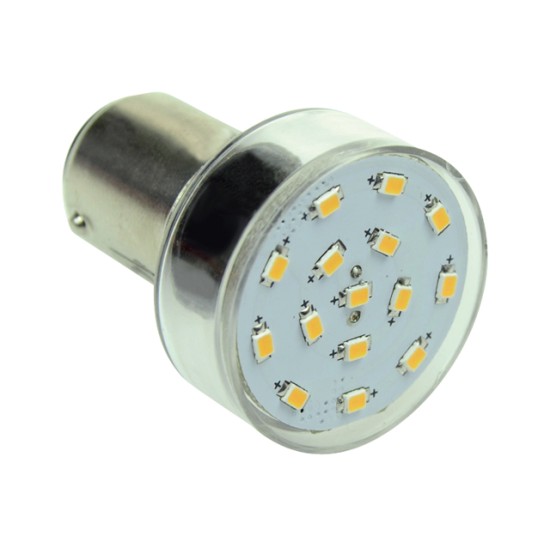 Ledlamp led15 10-30V BA15S 2700k