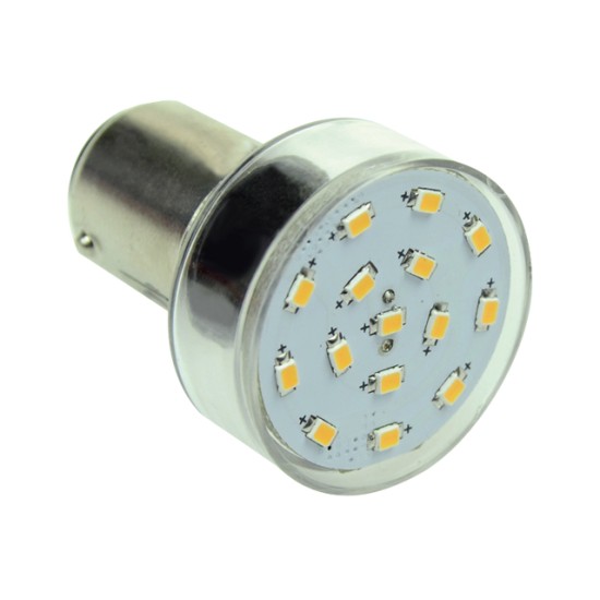 Ledlamp led15 10-30V BA15D 2700k