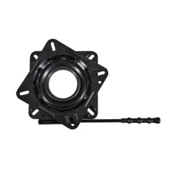 Draaiplateau met lock gecoat zwart Draaiplateau met lock gecoat zwart