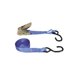 Spanband met ratelgesp & s-haak 25mm 5.0m Spanband met ratelgesp & s-haak 25mm 5.0m