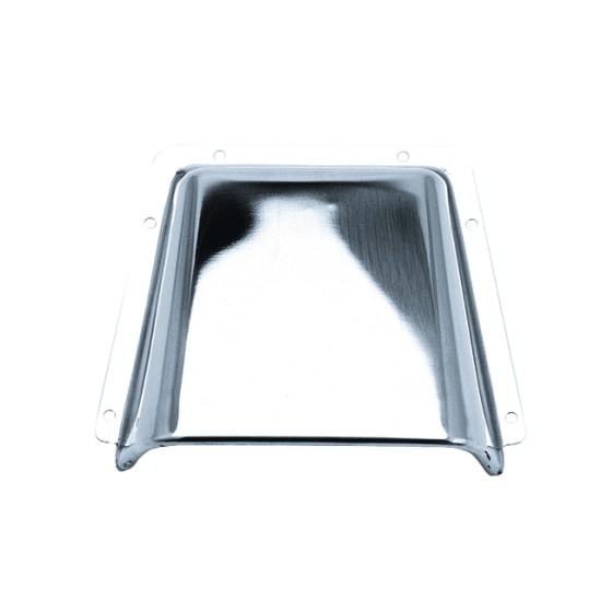 Ventilatieschelp rvs 143x126x47mm