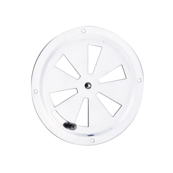 Ventilatierooster rvs 127mm