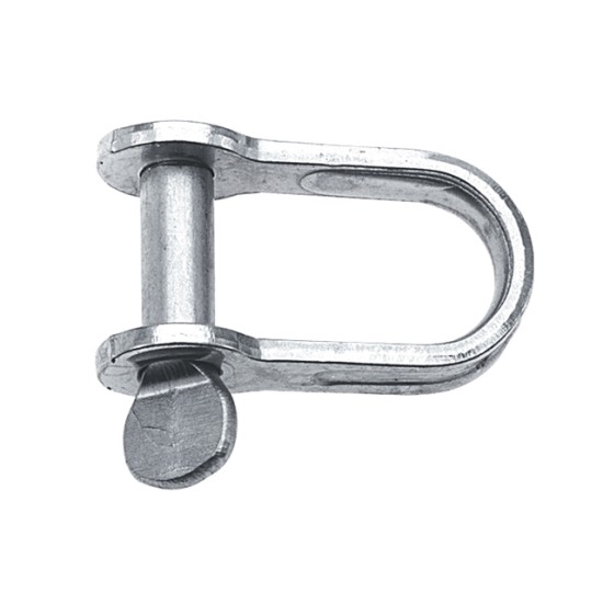 Rvs d-plaatsluiting 4mm 15mm