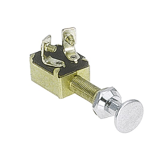 Trekschakelaar. verchroomd