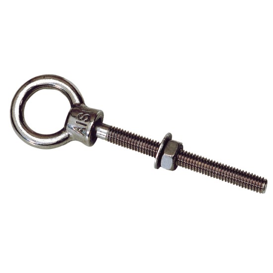 Oogbout rvs 10x100mm