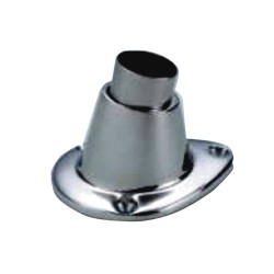 Vlaggenstokhouder rvs 25mm met insert