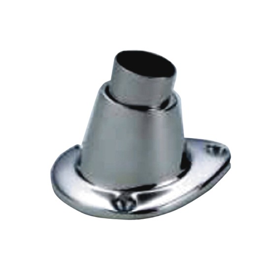 Vlaggenstokhouder rvs 25mm met insert Vlaggenstokhouder rvs 25mm met insert