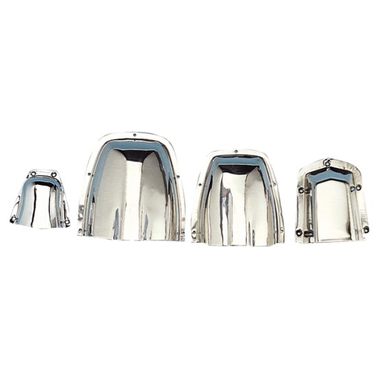 Ventilatieschelp rvs 190x170x72mm