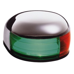 Serie 24 tweekleurenlicht rvs 12V ovaal