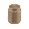 Eindstop messing voor 8mm knelkoppeling
