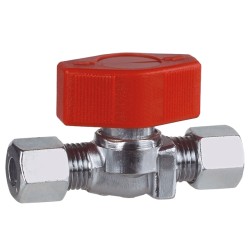 Gaskraan met 8mm knel x 8mm knel