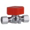 Gaskraan met 8mm knel x 8mm knel