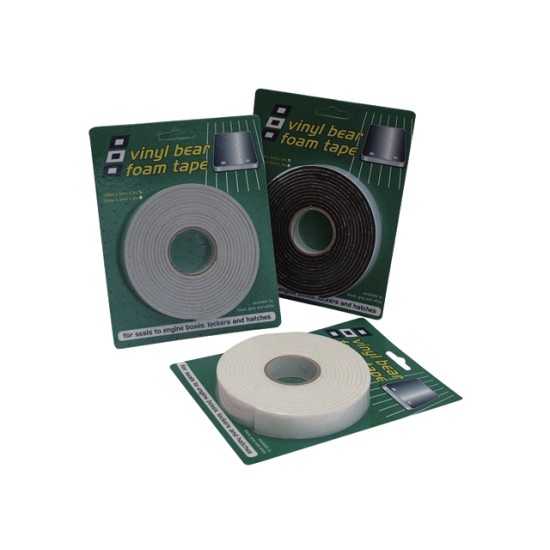 Vinyl foam tape zwart 19x3mm 3m Vinyl foam tape zwart 19x3mm 3m