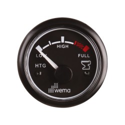 Tankmeter vuilwater zwart