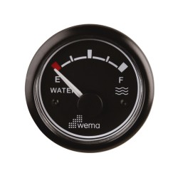 Tankmeter water zwart