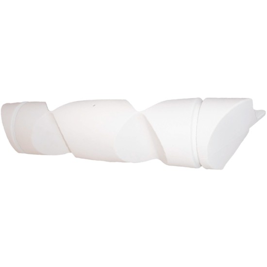 Steigerfender groot hoek 100x19x19cm wit Steigerfender groot hoek 100x19x19cm wit