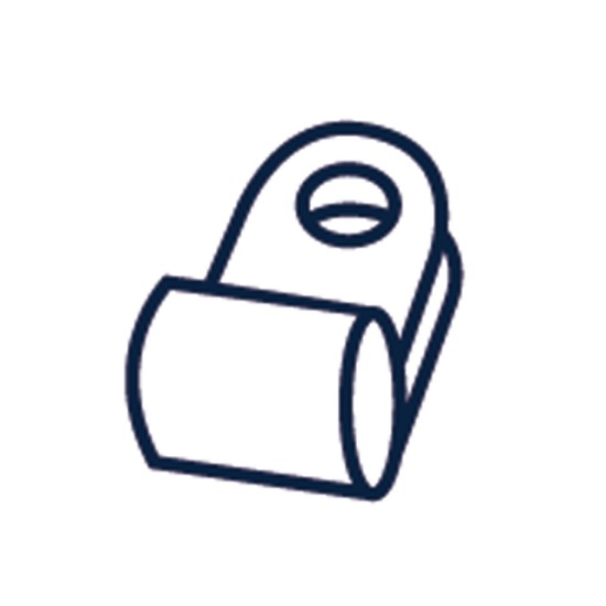 Bevestigingsbeugels 5mm (10) Bevestigingsbeugels 5mm (10)