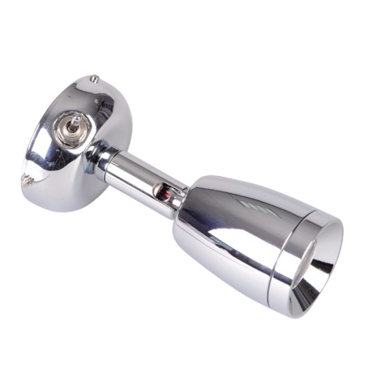 Led leeslamp chroom ovaal