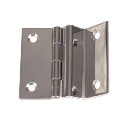 Scharnier rvs 55.5x 51mm Scharnier rvs 55.5x 51mm