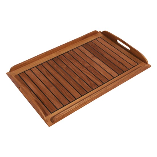 Dienblad teak caulked 58x38cm