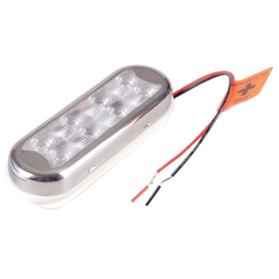 Bimini lamp buis of vlakke montage zonder schakelaar 12-24V